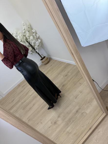 Falda Negra Polipiel [2]