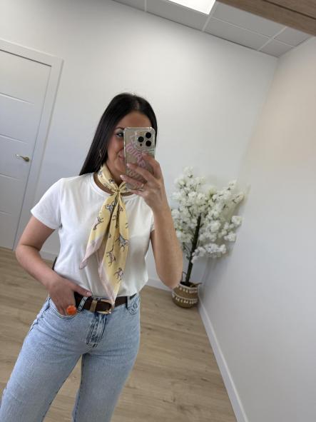 Camiseta Cuello Redondo Blanca [0]