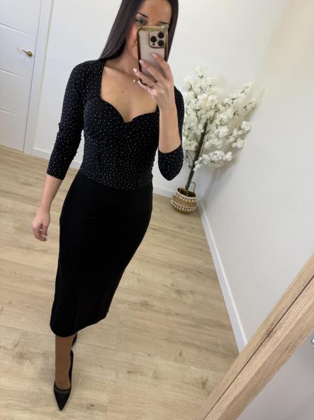 Falda Negra Brillito [2]