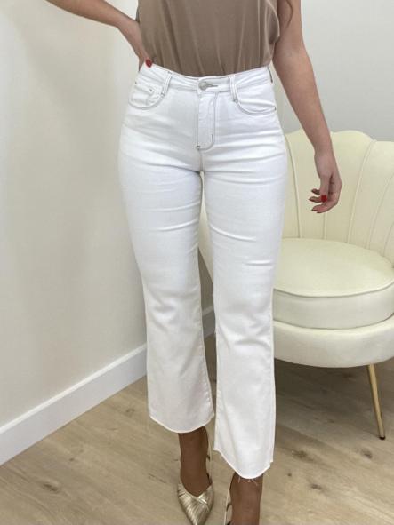 Jeans Blanco Flare  [0]
