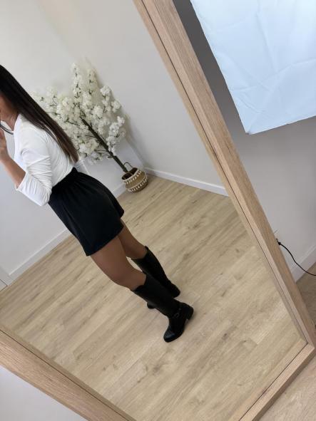 Falda/Pantalón Negra Glamour [3]