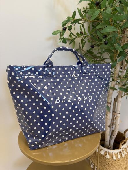 Tote Lunares Marino [0]