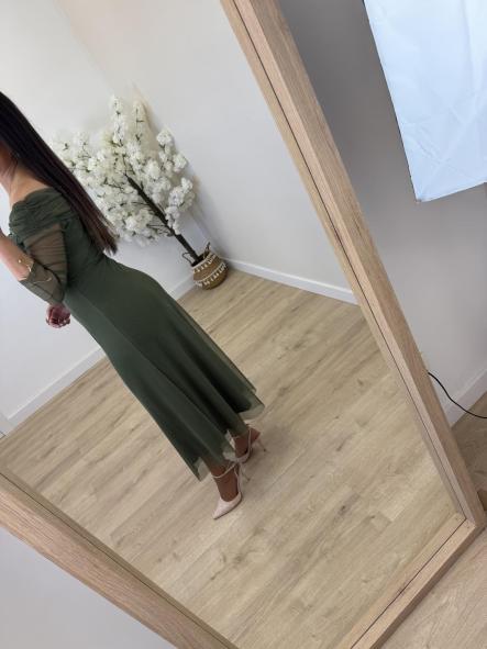 Vestido Regina Kaki [2]