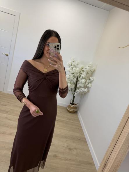 Vestido Regina Chocolate
