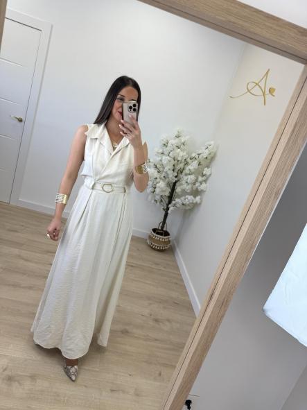 Vestido Carmina Beige  [1]