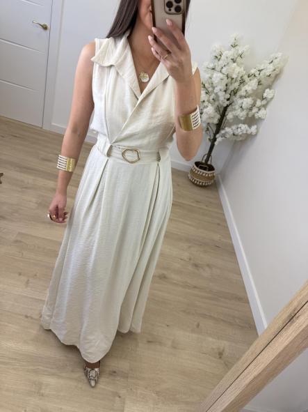 Vestido Carmina Beige  [2]