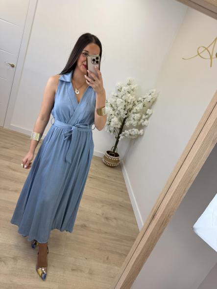 Vestido Yanina Denim  [3]