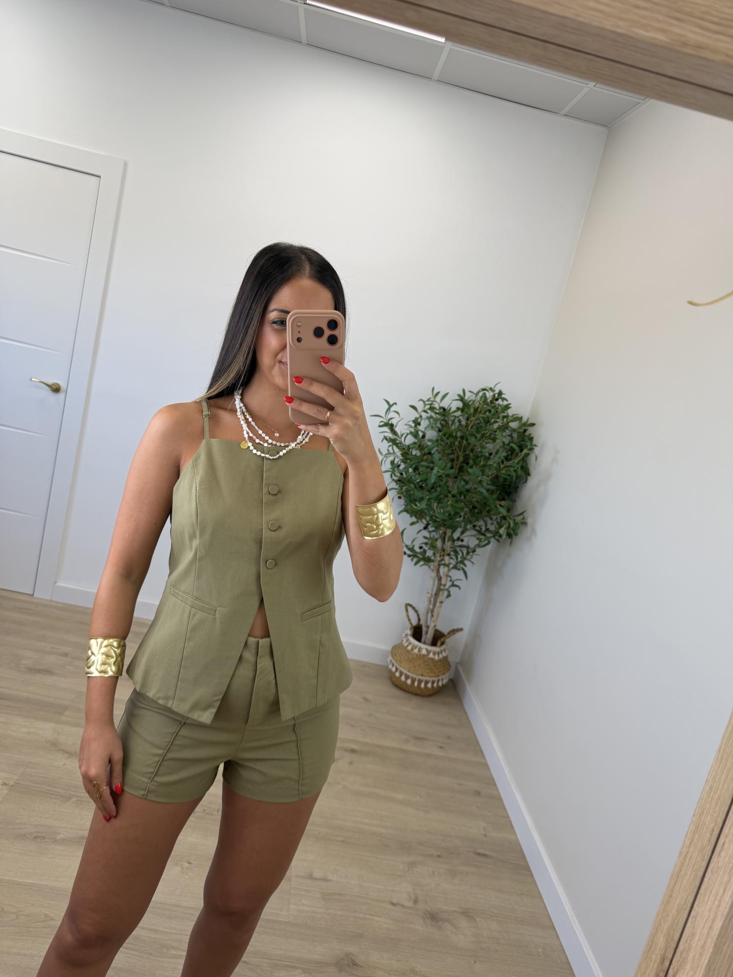 Short Sur Kaki