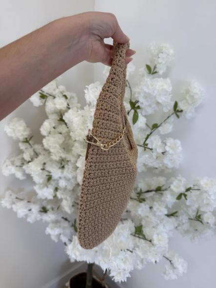 Bolso Crochet Camel  [2]
