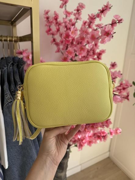 Bandolera 100% Piel Lima Limón [0]