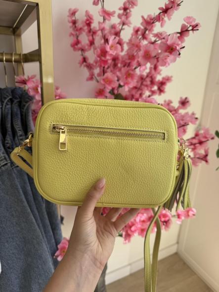 Bandolera 100% Piel Lima Limón [3]