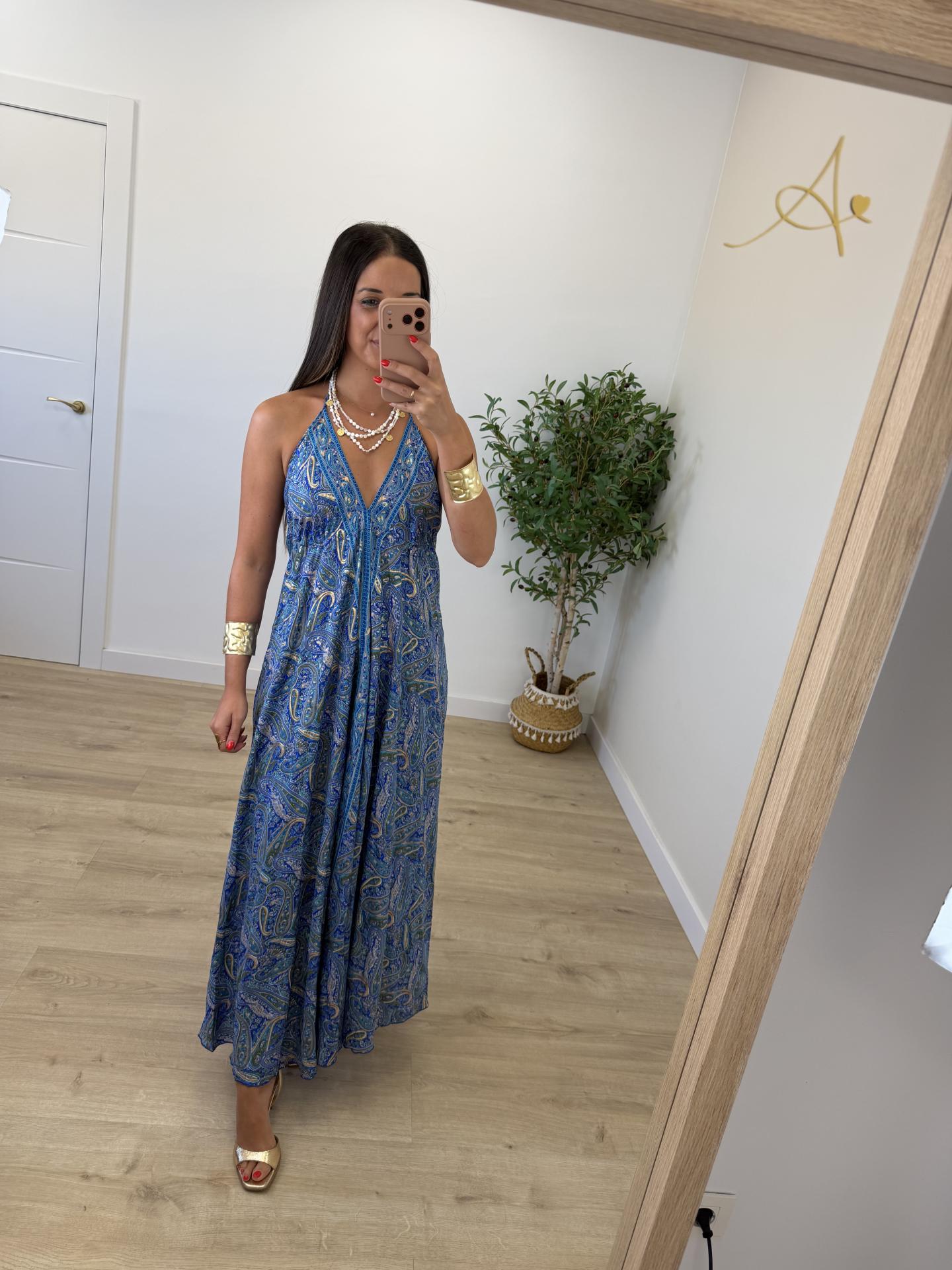 Vestido Marrakech Azulón