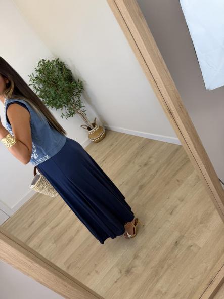 Chaleco Denim Bordado [2]