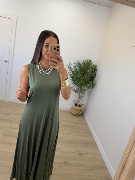 Vestido Fresquito Kaki [1]