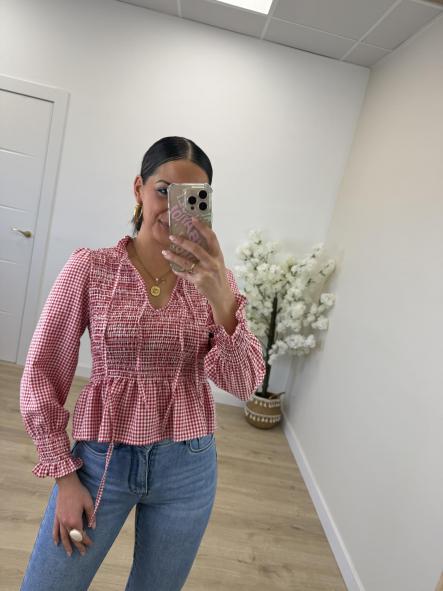 Camisa Vichy Roja [0]