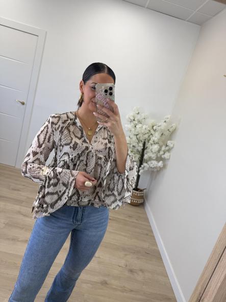 Camisa Snake Fluida [1]