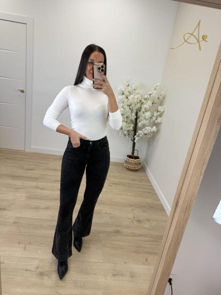 Jeans Campana Gris Oscuro [4]