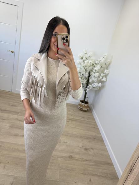 Vestido Beige Vegas