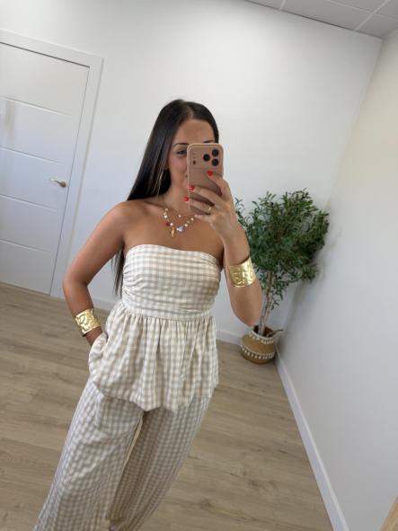 Conjunto Ana Vichy Beige [1]