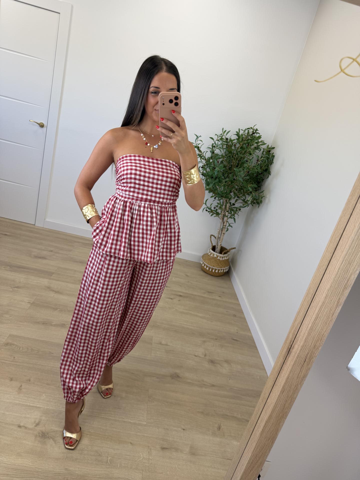 Conjunto Ana Vichy Cereza