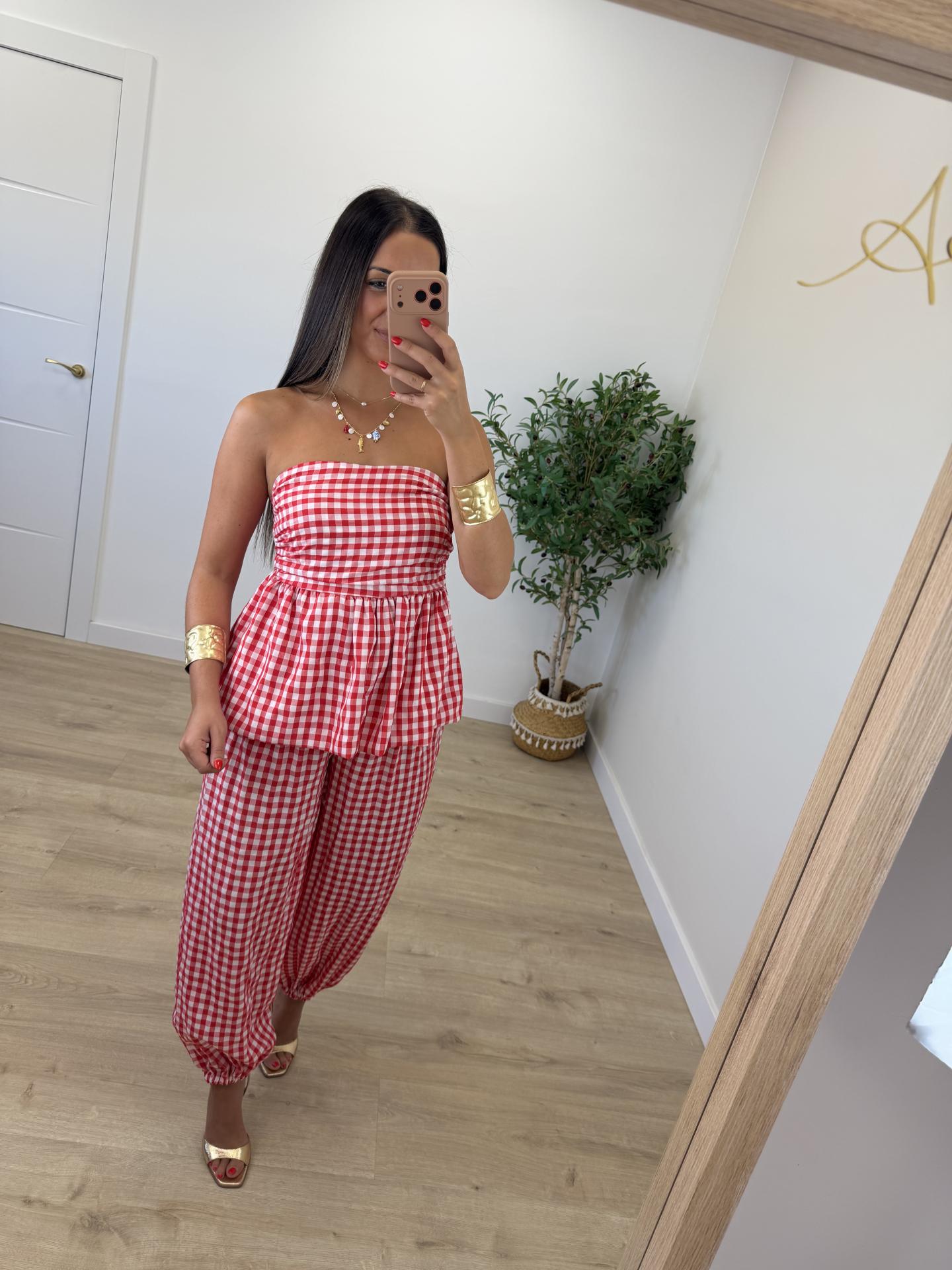 Conjunto Ana Vichy Rojo