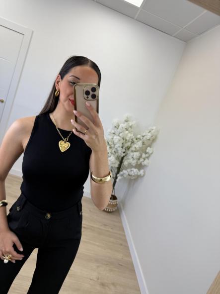 Top Cami Negro
