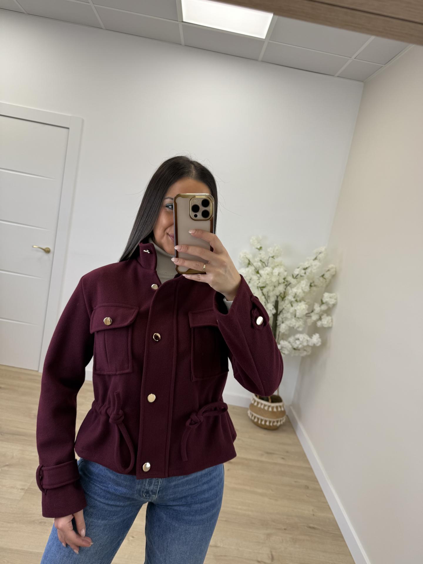 Bomber Granate Paño