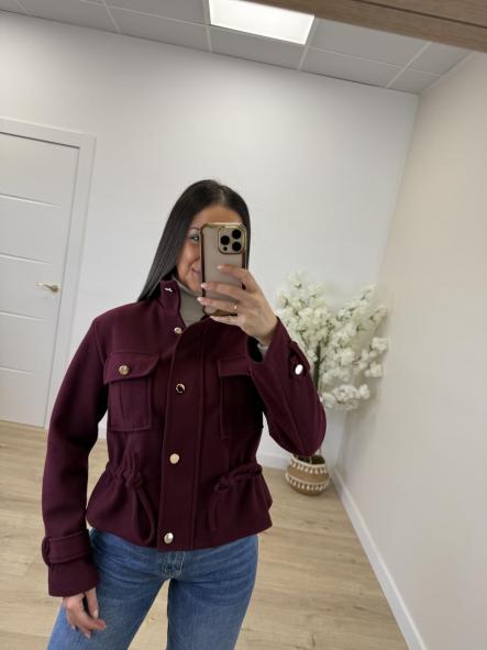 Bomber Granate Paño