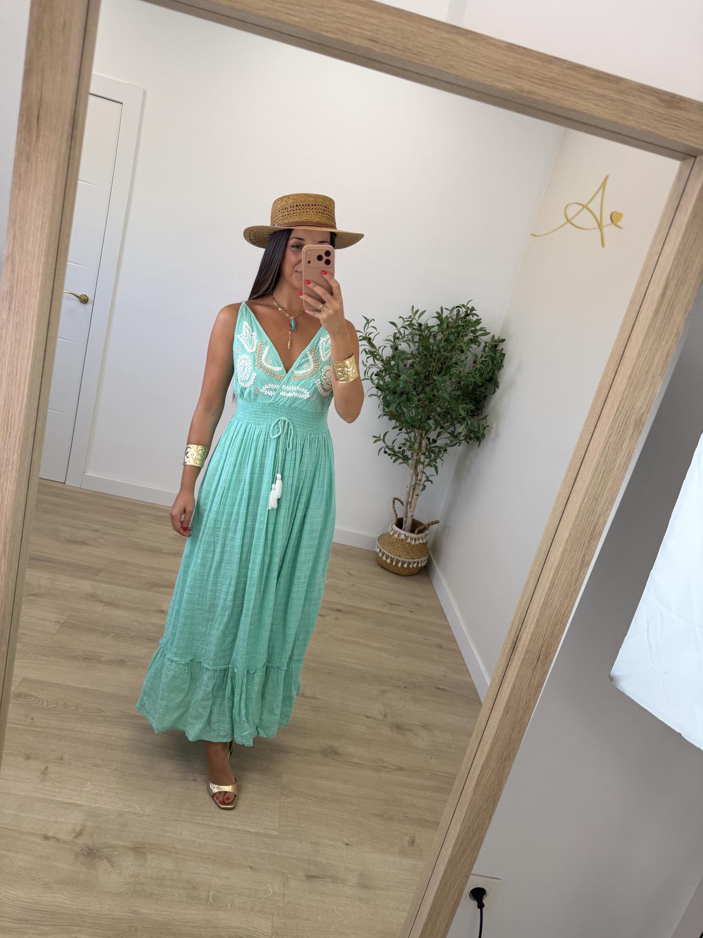 Vestido Sahara Turquesa