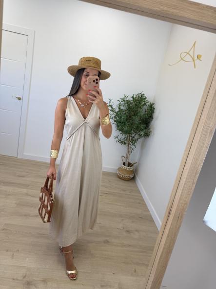 Vestido Divina Camel [1]