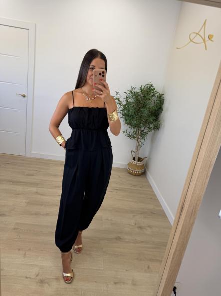 Pantalón Bombacho Negro Claudia [1]