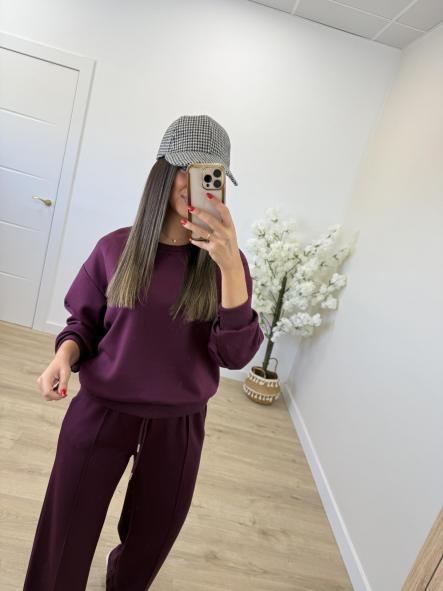 Sudadera Granate Cómoda [1]