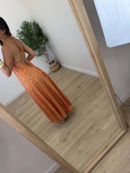 Vestido Espejos Naranja [3]