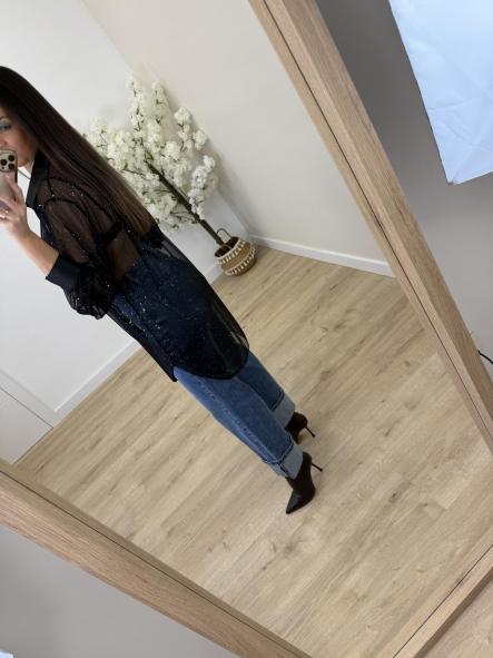 Camisa Destellos Negra [2]