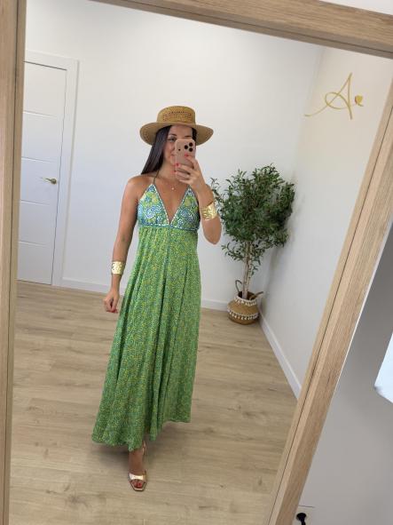 Vestido Espejos Verde [1]