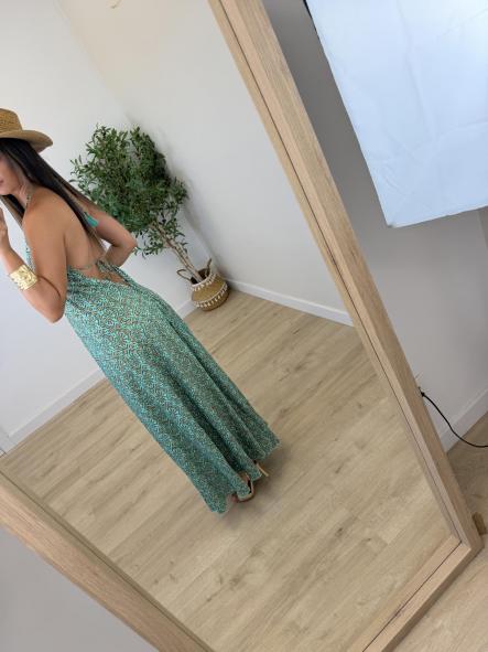 Vestido Espejos Turquesa [2]