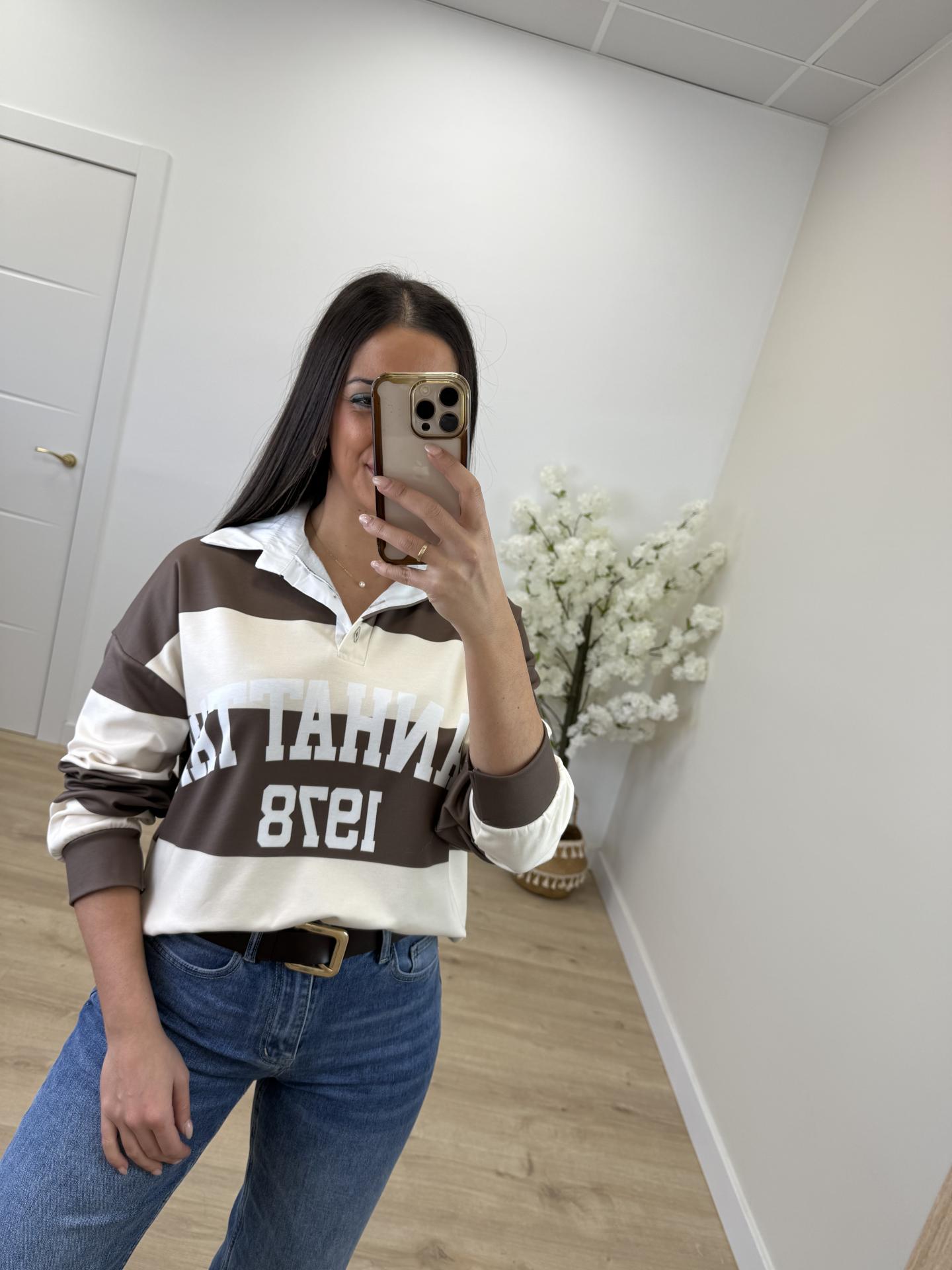 Sudadera Manhattan Chocolate y Vainilla