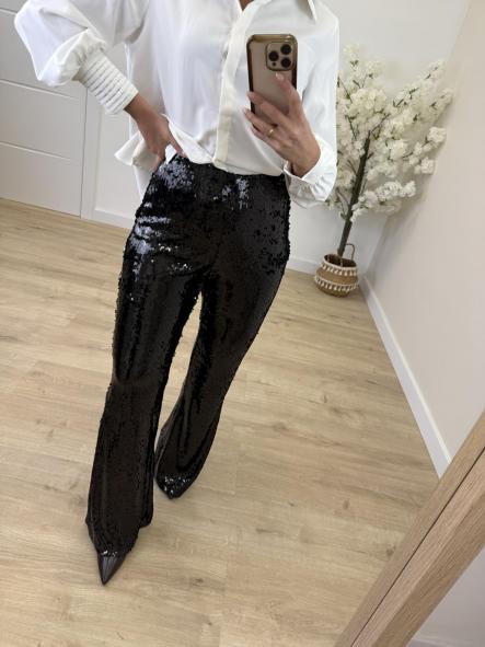 Pantalón Negro Lentejuela