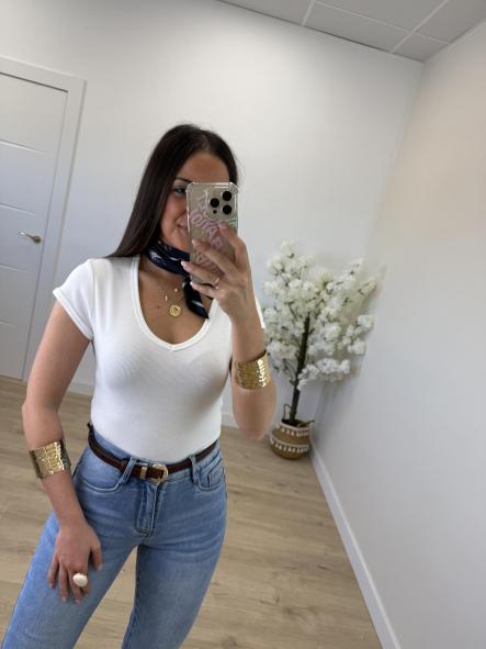 Camiseta Canalé Pico Blanca [0]