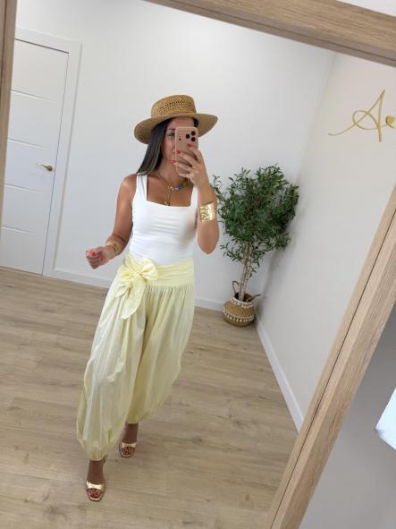 Pantalón Vichy Amarillo [1]