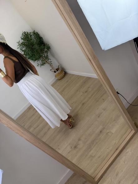 Falda Botones Blanca [1]