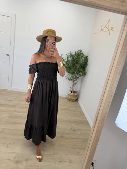 Vestido Romántico Chocolate [3]