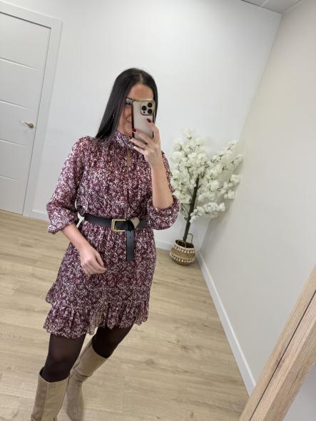 Vestido Brisa Granate