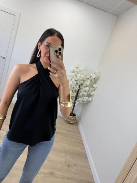 Camisa Halter Negra [1]