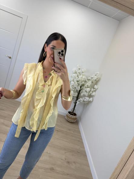 Camisa Amarilla Volantitos [1]