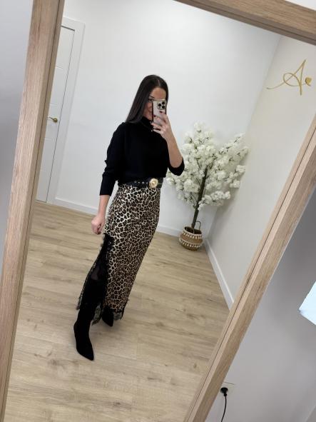 Falda Print Satén [2]