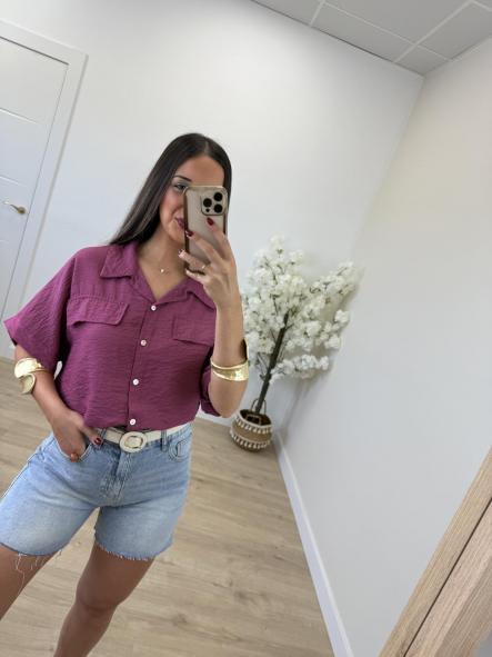 Camisa Frambuesa Rivera