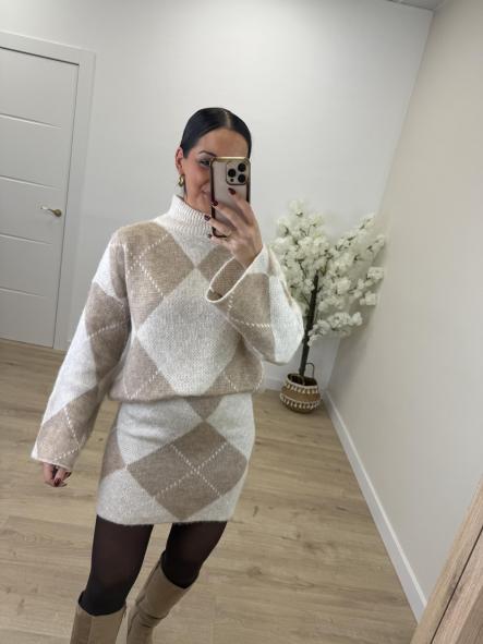 Conjunto Rombos Camel