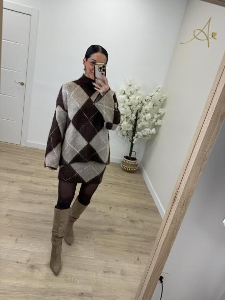 Conjunto Rombos Chocolate [5]