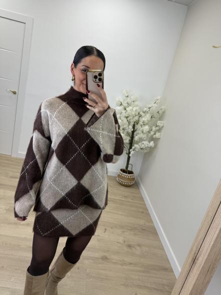 Conjunto Rombos Chocolate [3]